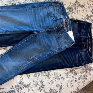 American Eagle supper skinny jeans.